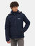 Mens Hawn Double-Faced Ripstop Hooded Jacket - Dk Navy