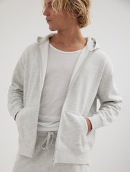 Mens Saxon Eco Fleece Zip Hoodie