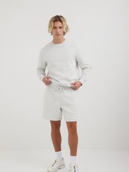 Mens Sheffield Eco Fleece Shorts - Light Grey Heather
