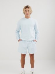 Mens Sheffield Eco Fleece Shorts - Ice Blue