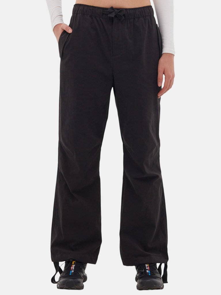 Womens Aff Parachute Pants - Black