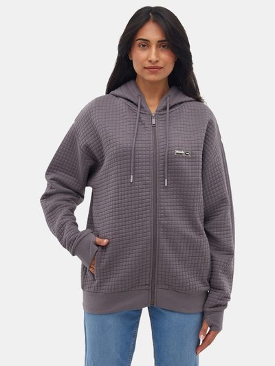 Bench DNA Womens Tameka Quilted Oversize Zip - Up Hoodie product