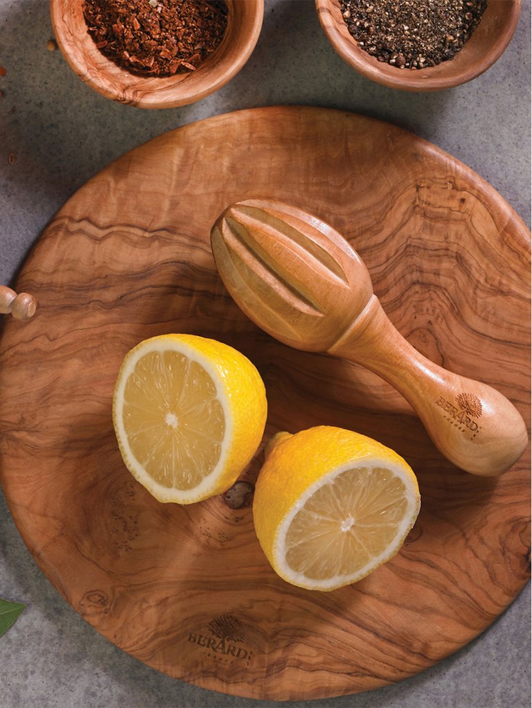 Berard Round Olive Wood Cutting Board