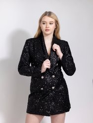 Elinor Black Blazer Dress