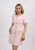 Rosa Tweed Pocket Detail Dress - Pink