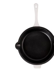 10" Neo Cast Iron Fry Pan - White