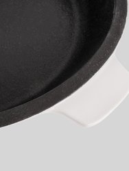 10" Neo Cast Iron Fry Pan - White