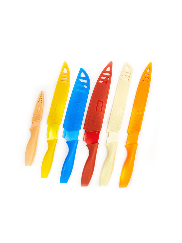 12Pc Multicolor Knife Set