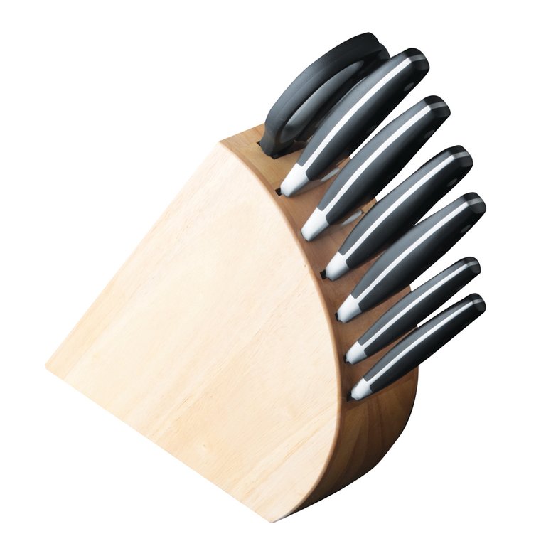 8Pc Stainless Steel Cutlery Set With Block