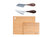 Aaron Probyn 4pc Cheese Set with Cutting Board, Soft & Hard Cheese Knife