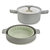 Balance 3Pc Non-Stick Ceramic Steamer Set, Recycled Aluminum, Moonmist