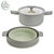 Balance 3Pc Non-Stick Ceramic Steamer Set, Recycled Aluminum, Moonmist