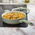 Balance Non-stick Ceramic Sauté Pan (Long Handle) 10.25", 3.1qt. With Glass Lid, Recycled Aluminum, Sage