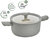 Balance Non-Stick Ceramic Stockpot 10", 4.6qt. With Glass Lid - Moonmist