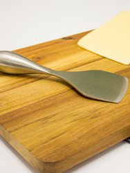 Bamboo 2Pc Paddle Board & Aaron Probyn Cheese Knife Set