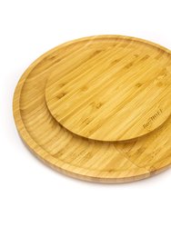 Bamboo Multi-Level Cheese Board Set, with 3 Tools