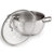 Belly Shape 18/10 Stainless Steel 9.5" Stockpot With Glass Lid 5.5Qt.