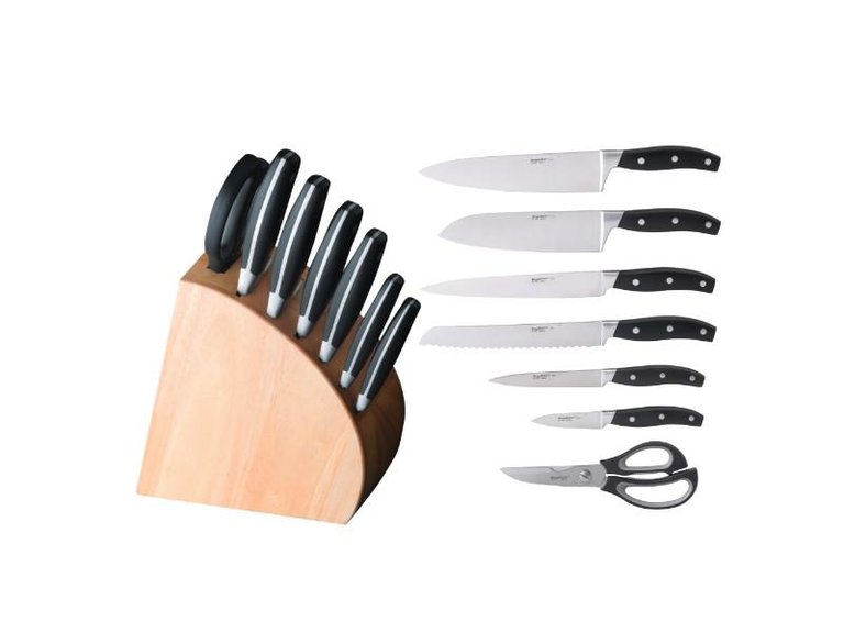 BergHOFF 8Pc Stainless Steel Cutlery Set with Block