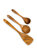 BergHOFF Acacia 3Pc Utensil Set,  Spatula, Spoon & Ladle