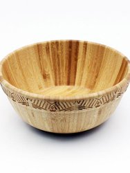 BergHOFF Bamboo Decorated Salad Bowl, 10"