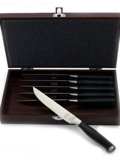 BergHOFF BergHOFF Bistro 7Pc Steak Knife Set with Wooden Case product