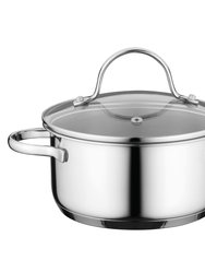 BergHOFF Comfort 6.25" 18/10 Covered Stockpot - Silver