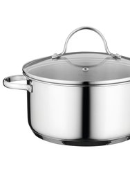 BergHOFF Comfort 7" Covered Dutch Oven 18/10 - Silver
