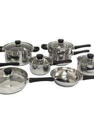 BergHOFF CooknCo 14Pc Stainless Steel Cookware Set