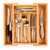 BergHOFF CooknCo Bamboo 6-Slot Expanding Flatware Organizer