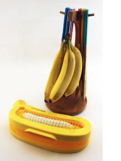 BergHOFF BergHOFF CooknCo Bamboo Banana Hanger and Cutter Set product