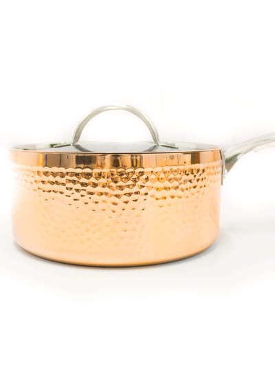 BergHOFF Berghoff Copper Tri-Ply  2 Qt. Covered Saucepan, Hammered product