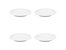 BergHOFF Essentials 10.25" Porcelain Round Plates, Set of 4