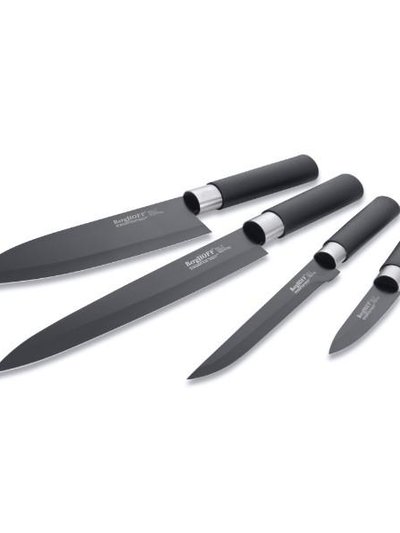BergHOFF BergHOFF Essentials 4PC Ceramic Coated Knife Set, Black product