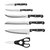 BergHOFF Essentials 7pc Triple Riveted Knife Block, Quadro