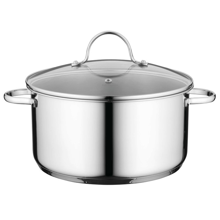 BergHOFF Stainless Steel Cookware Set, Silver