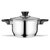 BergHOFF Essentials Gourmet 12pc 18/10 SS Cookware Set, Black Handles