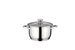 BergHOFF Essentials Gourmet 12Pc 18/10 Stainless Steel Cookware Set, Black Handles