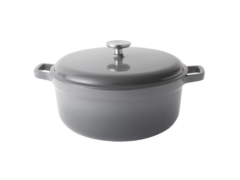 BergHOFF GEM 11" Cast Iron Covered Casserole 7.2 Qt