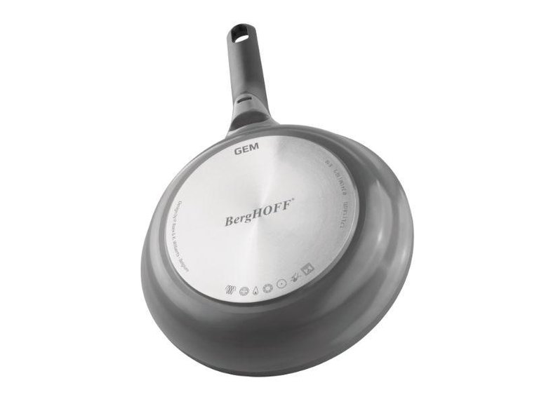 BergHOFF GEM 11" Non-Stick Fry Pan, 2.5 Qt, Grey