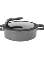 BergHOFF GEM 9.5" Stay-Cool Two-Handled Sauté Pan, Grey - Grey