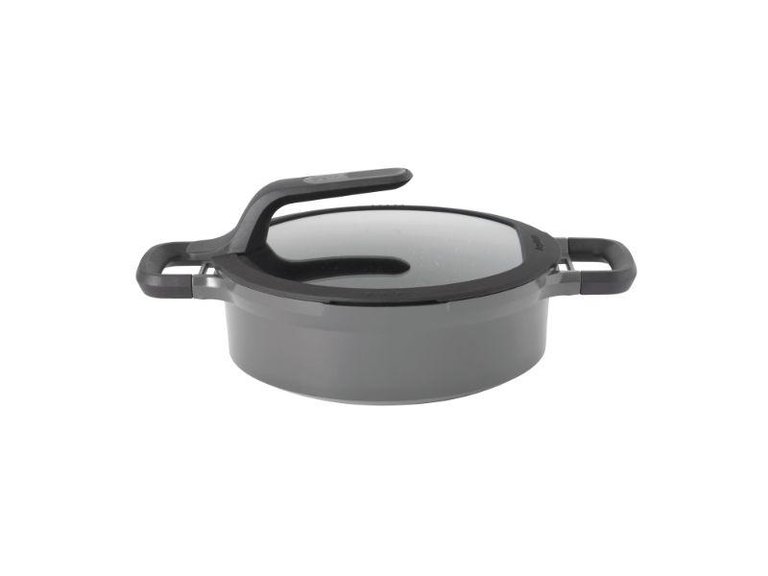 BergHOFF GEM 9.5" Stay-Cool Two-Handled Sauté Pan, Grey - Grey