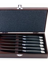 BergHOFF Geminis 7Pc Steak Knife Set with Wooden Case