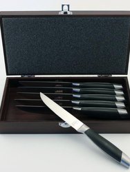 BergHOFF Geminis 7Pc Steak Knife Set with Wooden Case