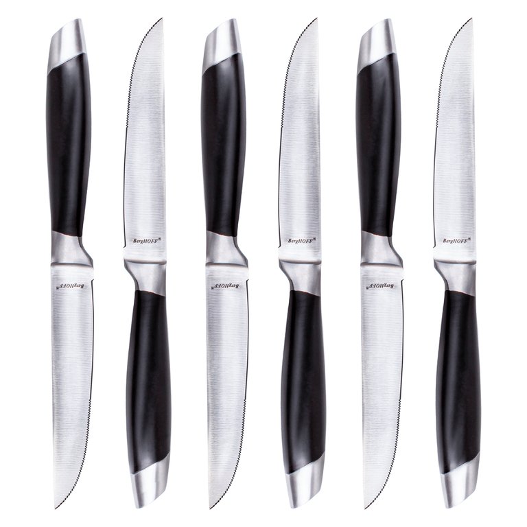 BergHOFF Geminis Stainless Steel Steak Knife, Set of 6