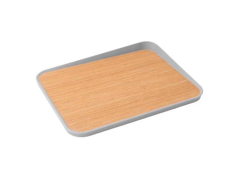 BergHOFF Leo 16.25" Bamboo Cutting Board Anti-Slip, Gray - Gray