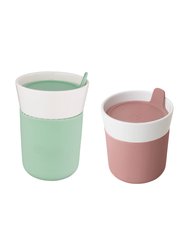 BergHOFF Leo 2Pc Travel Mug Set - Pink