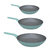 BergHOFF Leo 3PC Non-Stick Fry Pan Set, Dusty Green - Dusty Green