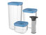 BergHOFF Leo 4PC Vacuum Food Container Set, Blue