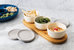BergHOFF Leo 6PC Bamboo Covered Bowl Set with Bamboo Tray 0.29QT Each