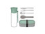 BergHOFF Leo Lunch Set, Water Bottle Flatware and Bento Box, Green - Green